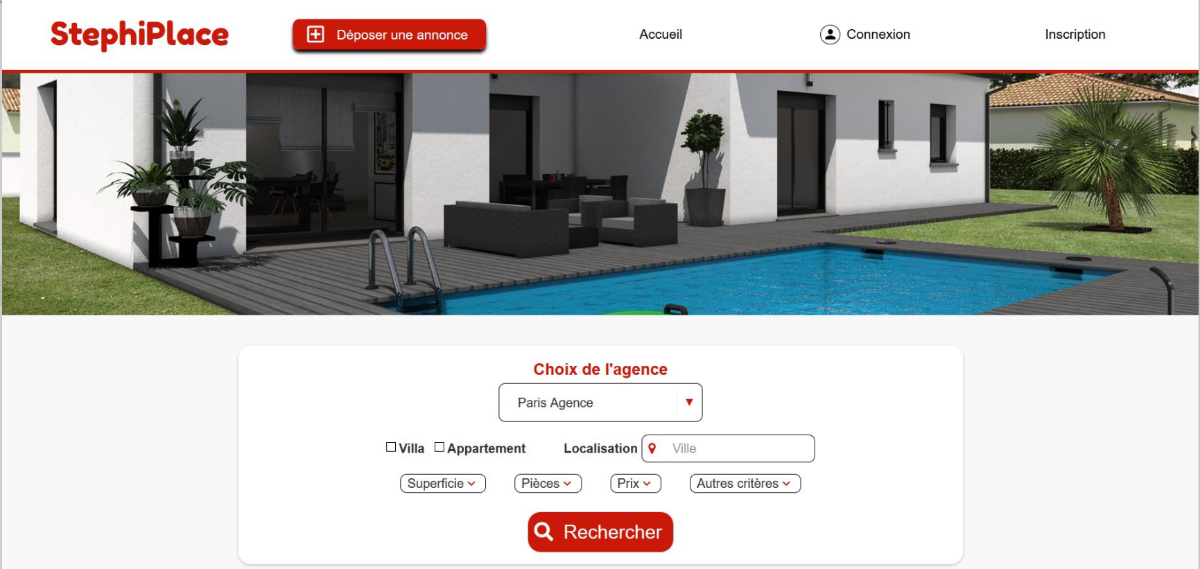 Site agence Immobilière